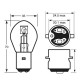 BA20d BOMBILLA CLASICA PARA CICLOMOTORES Y QUAD