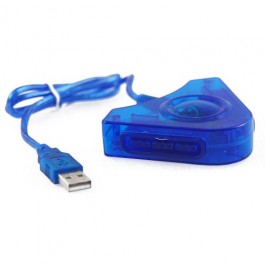 ADAPTADOR USB PARA 2 MANDOS DE PLAY STATION 1 Y 2. PS1, PS2.