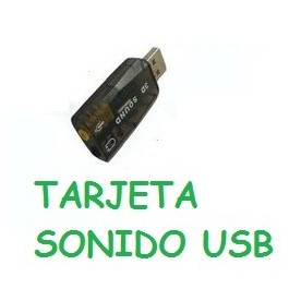 Tarjeta de sonido externa USB Ordenador