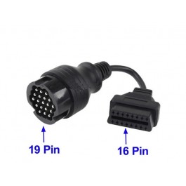 ADAPTADOR PORSCHE 19 PIN A OBD2 16 PIN DIAGNOSIS COCHE