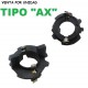 CLIP ADAPTADOR XENON VW GOLF JETTA Y SIMILARES TIPO AX