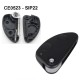 Carcasa Llave Alfa Romeo y Fiat 2 Botones CE0523 SIP22 Ref. 133