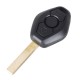 Carcasa Llave BMW 3 Botones Espadín HU58 o HU92 Ref. 127 / 135