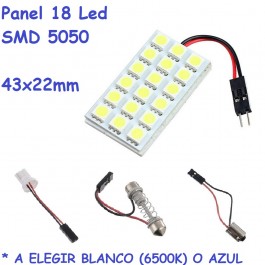 Placa 18 Led 3x6 T10 T15 W5W W16W BA9S T11 H6W FESTOON C3W C5W C7W C10W