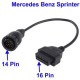 ADAPTADOR 14 PIN A OBD 16 PIN SPRINTER