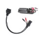 Cable Adaptador Fiat Ducati Aprilia Guzzi 3 pin OBD2 16 pin Con Pinzas