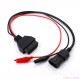 Cable Adaptador Fiat Ducati Aprilia Guzzi 3 pin OBD2 16 pin Con Pinzas