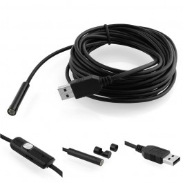 ENDOSCOPIO USB 5 METROS 7MM FLEXIBLE